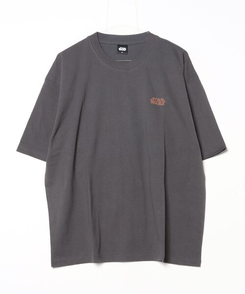 STAR WARS（スターウォーズ）の「STAR WARS/スターウォーズ ヴィンテージライク フロント バックプリント 半袖Tシャツ レディース メンズ（Tシャツ/カットソー・メンズ・ブラック系その他/ブラック系その他2・M/L/LL）」の5枚目の写真