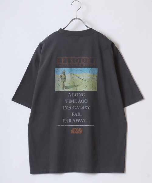 STAR WARS（スターウォーズ）の「STAR WARS/スターウォーズ ヴィンテージライク フロント バックプリント 半袖Tシャツ レディース メンズ（Tシャツ/カットソー・メンズ・ブラック系その他/ブラック系その他2・M/L/LL）」の10枚目の写真