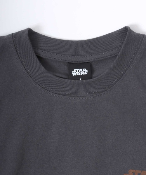 STAR WARS（スターウォーズ）の「STAR WARS/スターウォーズ ヴィンテージライク フロント バックプリント 半袖Tシャツ レディース メンズ（Tシャツ/カットソー・メンズ・ブラック系その他/ブラック系その他2・M/L/LL）」の11枚目の写真