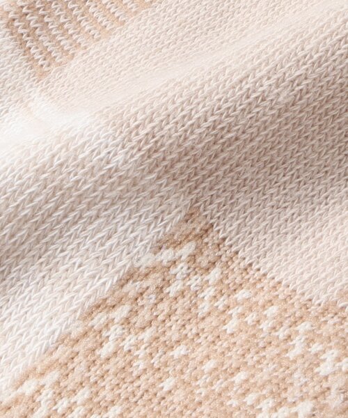 THE SHOP TK (ザ ショップ ティーケー )の「◆パッチワーク柄SOX(ソックス/靴下・メンズ・ベージュ/オフホワイト/ネイビー/ブラック・00)」の8枚目の写真