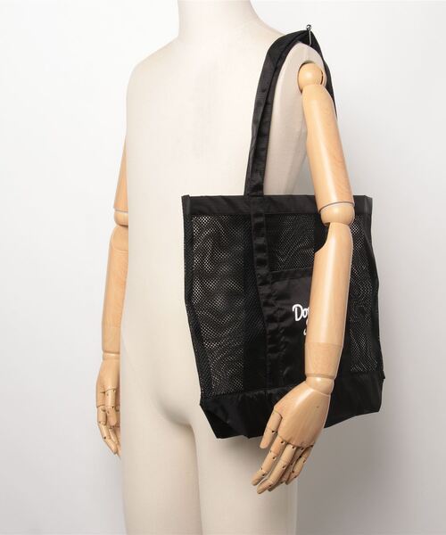 DOUBLE STEAL（ダブルスティール）の「メッシュトートバッグ（トートバッグ・メンズ・ブラック/カーキ・FREE）」の19枚目の写真