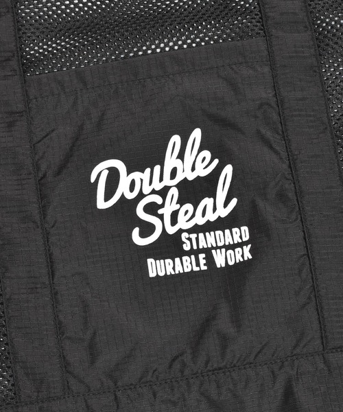 DOUBLE STEAL（ダブルスティール）の「メッシュトートバッグ（トートバッグ・メンズ・ブラック/カーキ・FREE）」の8枚目の写真
