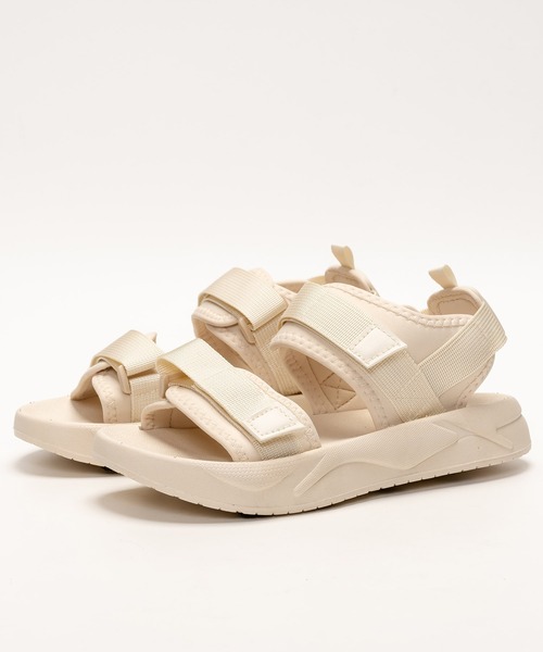 SVEC(シュベック)の「厚底 ベルクロ スポーツサンダル(サンダル・レディース・ブラック/ホワイト・35/36/37/38/39/40)」の6枚目の写真