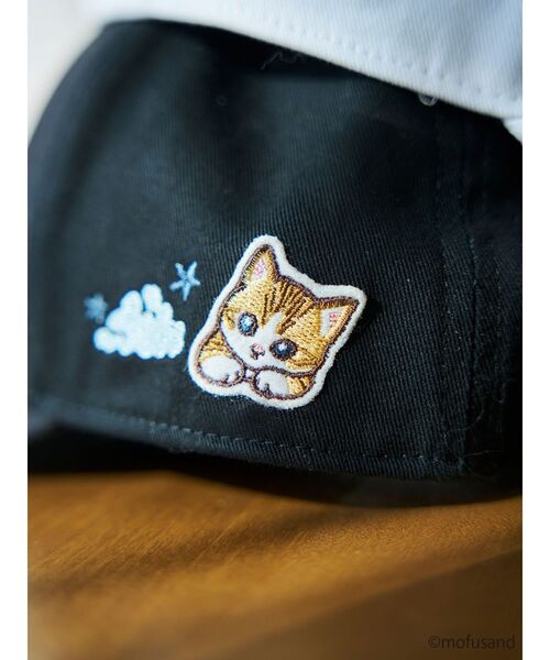 dazzlin（ダズリン）の「【mofusandコラボ】刺繍ワッペンCAP（キャップ・レディース・ネイビー/ブラック/オフホワイト・FREE）」の10枚目の写真