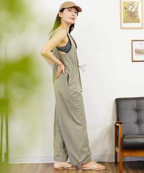 Ungrid（アングリッド）の「【ムラサキスポーツ限定】UNGRID/アングリッド 無地サロペット 水陸両用 ユーティリティ 240301（サロペット/オーバーオール・レディース・ブラック/グレイッシュベージュ・M）」の13枚目の写真