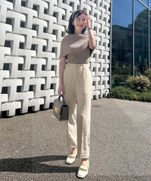 ジャガード」に該当するその他パンツ（ドット柄）ファッション
