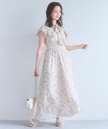 MAJESTIC LEGON | ボウタイフリルコルセットワンピース(ワンピース)