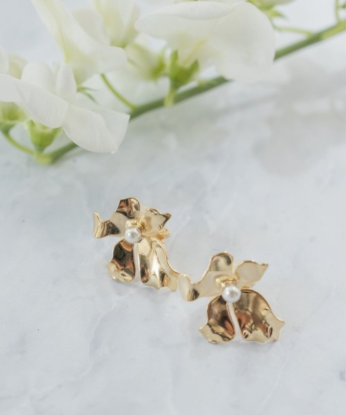 Iris Gold Plated Earring（イヤリング）｜Her lip to（ハー