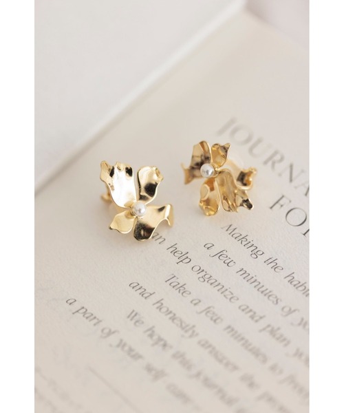 Her lip to（ハーリップトゥー）の「Iris Gold Plated Earring（イヤリング・レディース・ゴールド・FREE）」の5枚目の写真