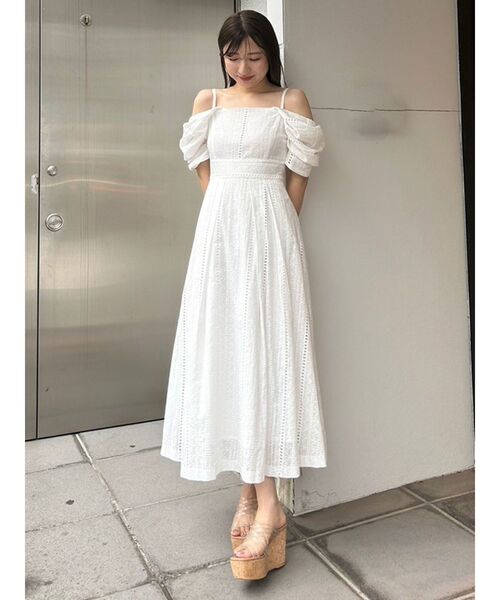 美品 デュアルヴュー コットン × リネン デニムワンピース 40 日本製 美品 デュアルヴュー コットン × リネン デニムワンピース 40