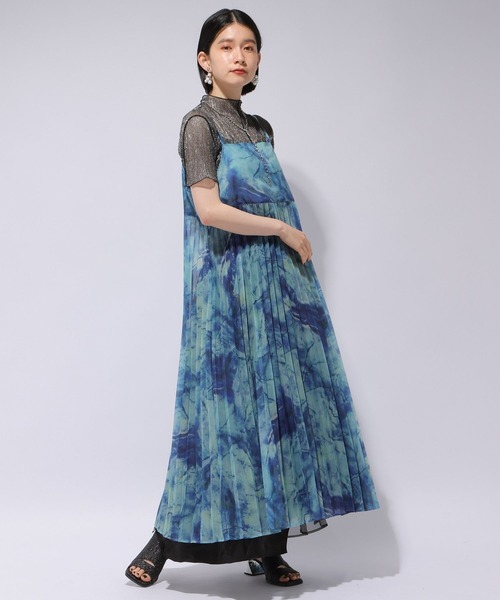 【新品タグ付き】HARE オーロラシアーキャミワンピース ブルー 完売品 HARE（ハレ）の「オーロラシアーキャミワンピース(HARE