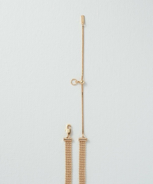 GOLDY（ゴールディ）の「メタル グレイン サッシュ リボン ネックレス（ネックレス・レディース・シルバー/ガンメタ/ゴールド/シルバー系その他・FREE）」の11枚目の写真