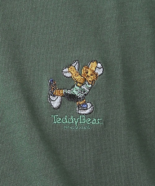 MASTER FRAME/マスターフレーム】TeddyBear 刺繍Tシャツ（T