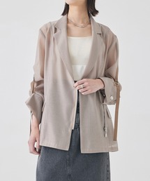UNITED TOKYO | フロントジップシアーテーラードジャケット(テーラードジャケット)