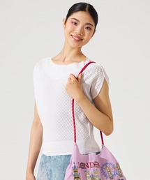 Chacott（チャコット）の「【ノーソーイングニット】イージーフィッチレーシートップ（ニット/セーター）」