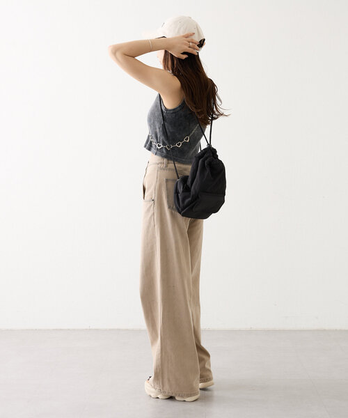 mline（エムライン）の「[mline]ヴィンテージバックロゴタンク（タンクトップ・レディース・ブラック/ブラウン/ブルー・FREE）」の10枚目の写真
