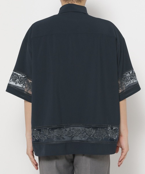 HARE（ハレ）の「シアーキリカエシシュウシャツ(HARE)（シャツ/ブラウス・メンズ・ホワイト/ブルー/ブラック・FREE）」の21枚目の写真