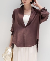 Elura | サラサラサマーリネンライクシャツ/113178(シャツ/ブラウス)