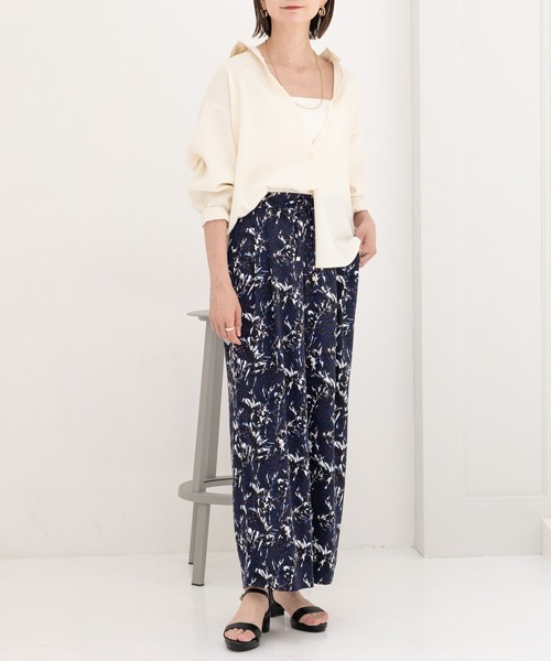 Elura（エルーラ）の「サラサラサマーリネンライクシャツ/113178（シャツ/ブラウス・レディース・ブラウン/ホワイト/チャコールグレー・FREE）」の22枚目の写真