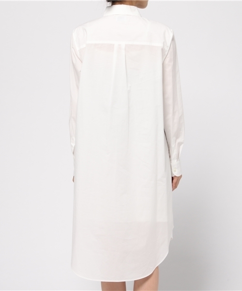 Sheta（シータ）の「オーバーシャツOP（ワンピース・レディース・オフホワイト・FREE）」の4枚目の写真
