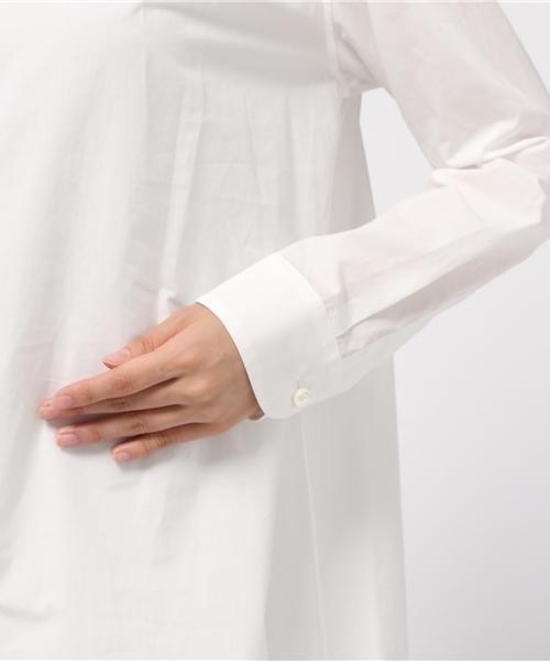 Sheta（シータ）の「オーバーシャツOP（ワンピース・レディース・オフホワイト・FREE）」の7枚目の写真