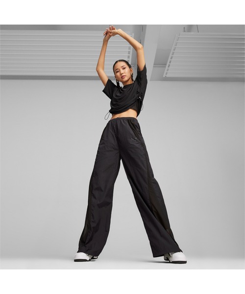 PUMA（プーマ）の「PUMA プーマ ウィメンズ デア トゥ ウーブン パラシュート パンツ（その他パンツ・レディース・ブラック/レッド・LARGE/X-SMALL/MEDIUM/SMALL）」の10枚目の写真