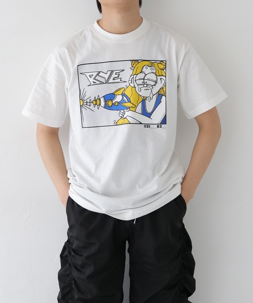 UNIT CHEST（ユニットチェスト）の「【UNIT CHEST】unique unisex T-shirt　OIF designer eggs コラボT DESPERATE by TSUBASA DAIKOKU（Tシャツ/カットソー・メンズ・ブラック/ホワイト・L/M/S）」の13枚目の写真