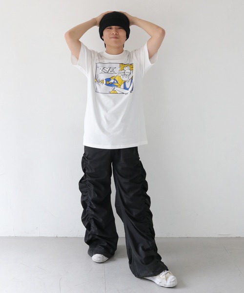 UNIT CHEST（ユニットチェスト）の「【UNIT CHEST】unique unisex T-shirt　OIF designer eggs コラボT DESPERATE by TSUBASA DAIKOKU（Tシャツ/カットソー・メンズ・ブラック/ホワイト・L/M/S）」の11枚目の写真