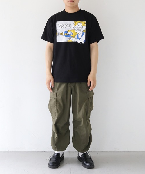 UNIT CHEST（ユニットチェスト）の「【UNIT CHEST】unique unisex T-shirt　OIF designer eggs コラボT DESPERATE by TSUBASA DAIKOKU（Tシャツ/カットソー・メンズ・ブラック/ホワイト・L/M/S）」の7枚目の写真