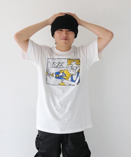 UNIT CHEST（ユニットチェスト）の「【UNIT CHEST】unique unisex T-shirt　OIF designer eggs コラボT DESPERATE by TSUBASA DAIKOKU（Tシャツ/カットソー・メンズ・ブラック/ホワイト・L/M/S）」の15枚目の写真