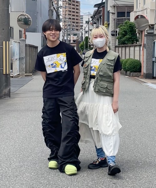 UNIT CHEST（ユニットチェスト）の「【UNIT CHEST】unique unisex T-shirt　OIF designer eggs コラボT DESPERATE by TSUBASA DAIKOKU（Tシャツ/カットソー・メンズ・ブラック/ホワイト・L/M/S）」の18枚目の写真