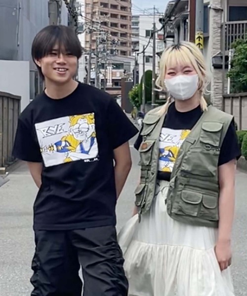 UNIT CHEST（ユニットチェスト）の「【UNIT CHEST】unique unisex T-shirt　OIF designer eggs コラボT DESPERATE by TSUBASA DAIKOKU（Tシャツ/カットソー・メンズ・ブラック/ホワイト・L/M/S）」の19枚目の写真