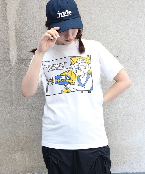 UNIT CHEST（ユニットチェスト）の「【UNIT CHEST】unique unisex T-shirt　OIF designer eggs コラボT DESPERATE by TSUBASA DAIKOKU（Tシャツ/カットソー・メンズ・ブラック/ホワイト・L/M/S）」の20枚目の写真
