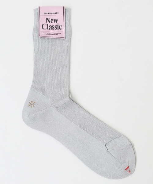 MARCOMONDE/glitter ribbed socks 20