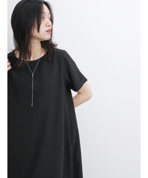 Samansa Mos2 blue(サマンサモスモスブルー)の「リネンタッチマキシフレアワンピース(ワンピース・レディース・マスタード/ブルー/ブラック・F)」の20枚目の写真