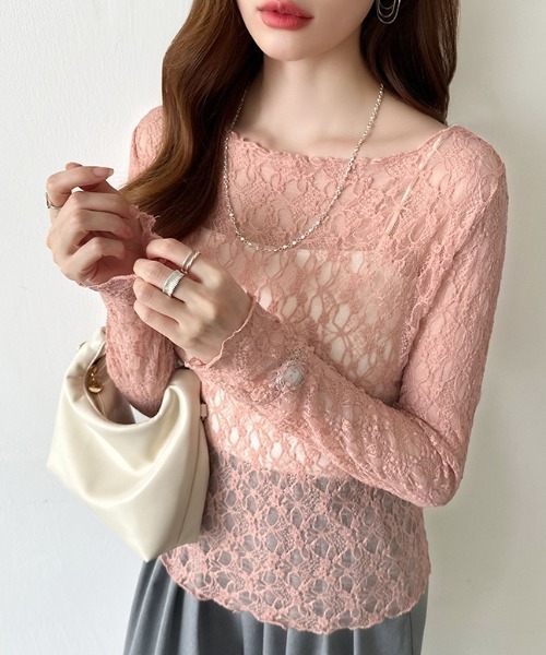 Katie 透け感長袖トップス 2AF-2307FREEサイズ新品未使用 61GEwD7aZmL._AC_SX569_.jpg