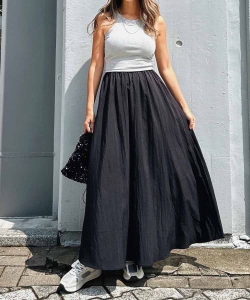 esutoreja（エストレジャ）の「リブカップタンクトップ（タンクトップ・レディース・ブラック/ホワイト/グレー/ベージュ・FREE）」の9枚目の写真