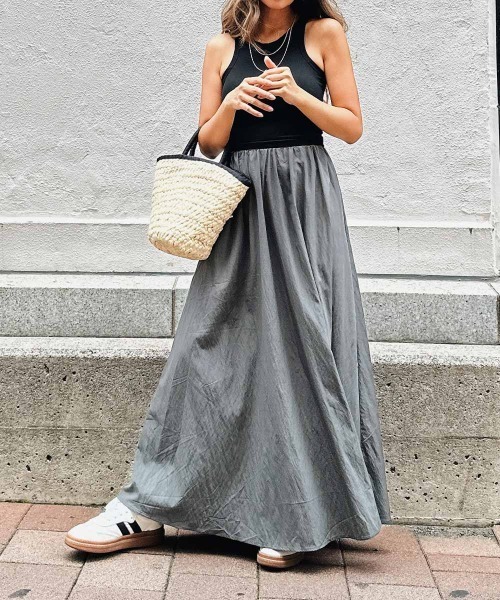 esutoreja（エストレジャ）の「リブカップタンクトップ（タンクトップ・レディース・ブラック/ホワイト/グレー/ベージュ・FREE）」の11枚目の写真