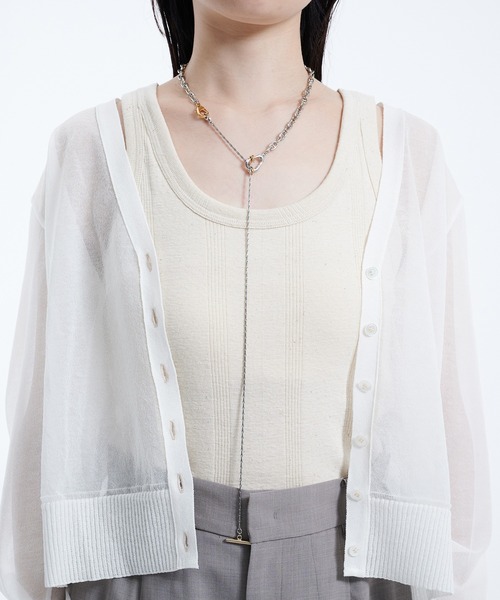 PUBLIC TOKYO(パブリックトウキョウ)の「【完売間近】ミキシングレイヤーネックレス(ネックレス・レディース・シルバー/ゴールド・FREE)」の5枚目の写真