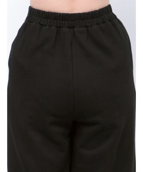 EATME（イートミー）の「スウェットワイドパンツ（セットアップ可能）（スウェットパンツ・レディース・ブラック/ネイビー/アイボリー・FREE）」の13枚目の写真