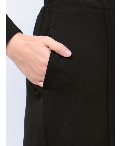 EATME（イートミー）の「スウェットワイドパンツ（セットアップ可能）（スウェットパンツ・レディース・ブラック/ネイビー/アイボリー・FREE）」の14枚目の写真