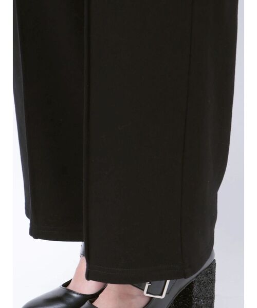 EATME（イートミー）の「スウェットワイドパンツ（セットアップ可能）（スウェットパンツ・レディース・ブラック/ネイビー/アイボリー・FREE）」の15枚目の写真