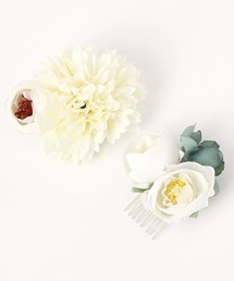 GLOBAL WORK | フラワーヘアクリップ2点SET/130957(バレッタ/ヘアクリップ)