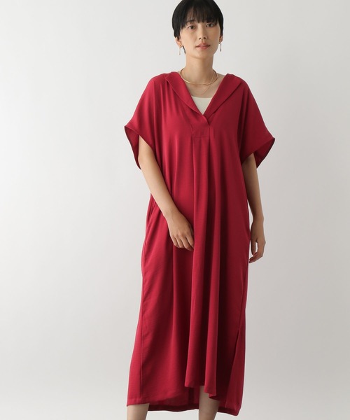 LEPSIM（レプシィム）の「カフタンワンピース　132991（ワンピース・レディース・レッド/チャコールグレー/ブラック・FREE）」の17枚目の写真