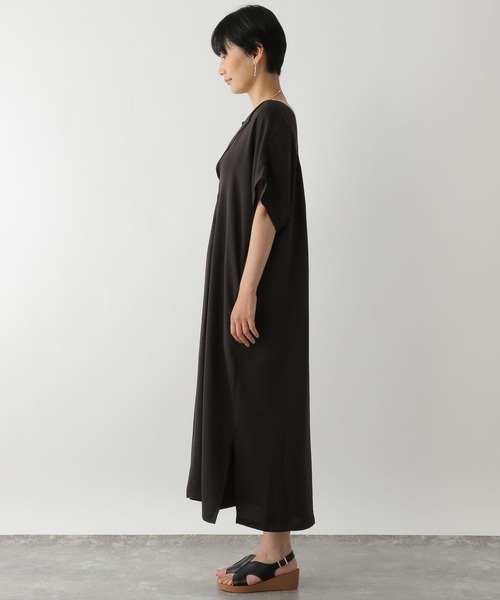LEPSIM（レプシィム）の「カフタンワンピース　132991（ワンピース・レディース・レッド/チャコールグレー/ブラック・FREE）」の13枚目の写真