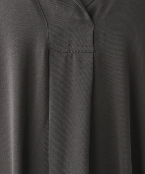 LEPSIM（レプシィム）の「カフタンワンピース　132991（ワンピース・レディース・レッド/チャコールグレー/ブラック・FREE）」の5枚目の写真