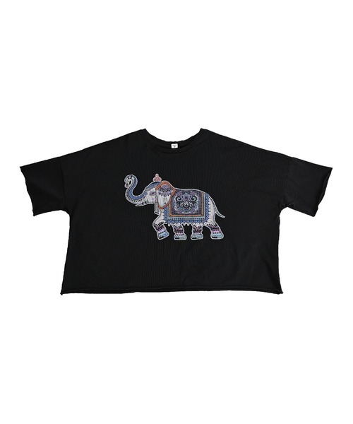 エスニックアニマルプリント オーバーサイズ 半袖Tシャツ（Tシャツ/カットソー）｜ABBEY MARKET（アビーマーケット）