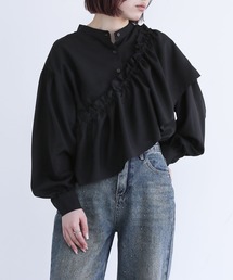 n'OrLABEL | 『フリル襟付きブラウス』(シャツ/ブラウス)