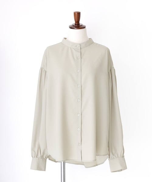 n'OrLABEL（ノアールレーベル）の「『フリル襟付きブラウス』（シャツ/ブラウス・レディース・ベージュ/ブラック/オフホワイト・2/1）」の4枚目の写真