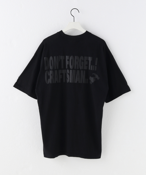 PULP/417EDIFICE(パルプフォーワンセブンエディフィス)の「【QH / QUISPIAM HABILIS】QH LOGO S/S T-SHIRTS(Tシャツ/カットソー・メンズ・ブラック・MEDIUM/LARGE)」の2枚目の写真